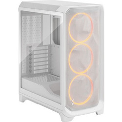 Fractal Design Meshify 2 Compact RGB TG Clear Tint White Midi Tower Κουτί Υπολογιστή RGB με Πλαϊνό Παράθυρο