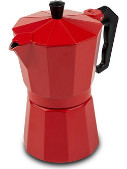 Taurus Μπρίκι Espresso 6Cups Κόκκινο