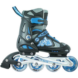 Cougar Inline Αυξομειούμενα Rollers Ενηλίκων Μαύρα Μπλε MZS835LE