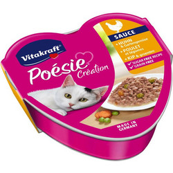 Vitakraft Poesie Creation with Chicken & Vegetables in Gravy 85gr