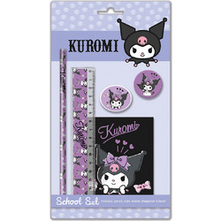 Σχολικό Σετ Graffiti Kuromi 5 Τεμάχιων