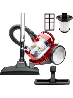 TurboTronic TT-CV07 Red/Black Ηλεκτρική Σκούπα 1400W χωρίς Σακούλα 2.5lt