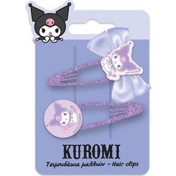 Τσιμπιδάκια Μαλλιών Σετ 2 τεμάχια Kuromi 490154 Diakakis