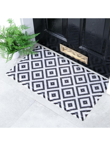 Artsy Mats - Χαλάκι Εισόδου Diamond Black 70x40cm