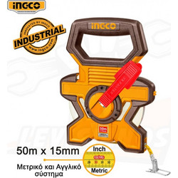 INGCO HFMT1850 ΜΕΤΡΟΤΑΙΝΙΑ ΑΝΟΙΧΤΟΥ ΤΥΠΟΥ 50m x 15mm