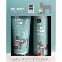 Bodyfarm Donkey Milk Shower Gel 200ml + Body Milk 200ml
