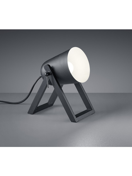 Trio Lighting R50721032 Πορτατίφ Ε27 Μαύρο Φ19.5xΥ21cm