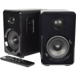 AvLink ABS35 Αυτοενισχυόμενα Ηχεία με Bluetooth 30W Μαύρα (Ζεύγος)