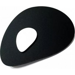 Καρφίτσα Rock Brooch από Μαύρο και Λευκό Ματ Plexiglass