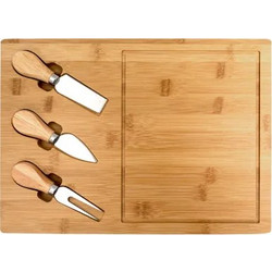 ΠΛΑΤΩ ΣΕΡΒΙΡΙΣΜΑΤΟΣ BAMBOO ΜΕ 3 ΑΞΕΣΟΥΑΡ ΤΥΡΙΟΥ 39x29εκ