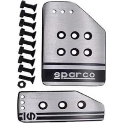 Πεταλίερα αυτοκινήτου 2 τμχ. SPARCO HW-0305S ασημί χρώμα KLN-333051