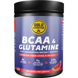 Gold Nutrition BCAA Glutamine Powder Watermelon 300gr