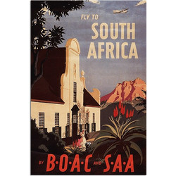 Αφίσα South Africa - Typographic , 30X40