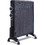 IQ HT-1432 Black Θερμοπομπός Δαπέδου 2500W Mica με Θερμοστάτη