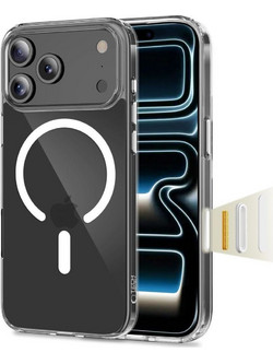 Tech-Protect Flexair Hybrid CC MagSafe Back Cover Clear (iPhone 18 Pro / 17 Pro)