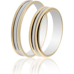 Βέρες Γάμου 9 Καρατίων μεμονωμένο τεμάχιο Celebrity plus TMF-41 Maschio Femmina