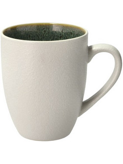 Bitz Κούπα Stoneware 300 ml - Gastro White/Green