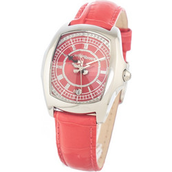 Chronotech Γυναικείο Ρολόι με Ροζ Δερμάτινο Λουράκι CT7896L-97