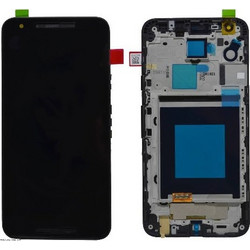 Google Nexus 5X, LG Nexus 5X H790 Complete LCD with digitizer and front cover unit black (Bulk)