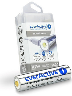 everActive micro-USB 18650 2600mAh 1τμχ