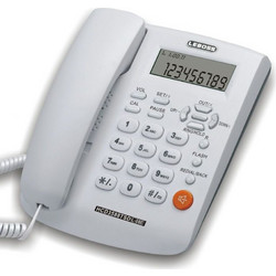 Leboss L-08 Ενσύρματο Τηλέφωνο Λευκό