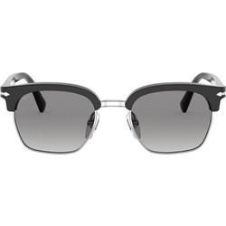 Persol PO 3199S 1106/M3 Ανδρικά Γυαλιά Ηλίου Τετράγωνα Κοκάλινα Μαύρα με Γκρι Degradee Φακό
