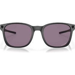 Oakley OO9018 01 Ανδρικά Γυαλιά Ηλίου Τετράγωνα Κοκάλινα Μαύρα με Γκρι Καθρέπτη Φακό