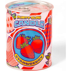Αρωματικό Κερί Σε Δοχείο Flirty Glow Strawberry 11163 Φ7,5x9,7cm Multi Seletti Μέταλλο