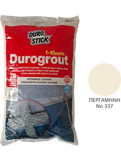 Durogrout Αρμόστοκος πλακιδίων Durostick Λεπτόκοκκος 1-10mm, υαλώδης Περγαμηνή 5 Kg