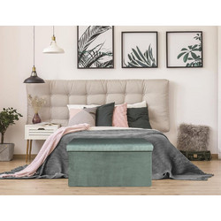 Ταμπουρέ Giulia Home Deco Factory με αποθηκευτικό χώρο και διαστάσεις 77x38x38cm - HOME DECO FACTORY