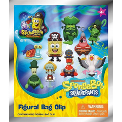 SpongeBob Squarepants Movie: Search for Squarepants - Series 1 3D Bag Clip Φιγούρα (Τυχαίο Περιεχόμενο)