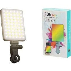 LED Φωτιστικό RGB για Κινητό & Βίντεο F06 - RGB LED Video Light for Smartphone 030242