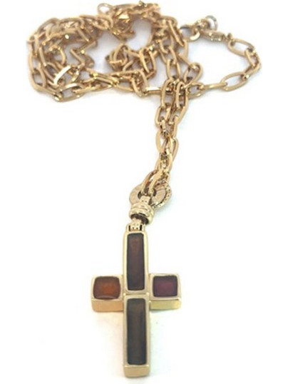 Κολιέ Gas Bijoux Croix 688820
