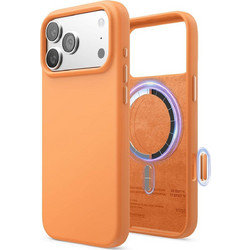 Θήκη iPhone 18 Pro Max / 17 Pro Max Elago Magnetic Silicone Case Premium Σιλικόνης με MagSafe - Orange (ES17MSSC69PRO-OR)