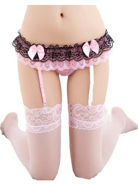 Sexy Lace Garter Pink