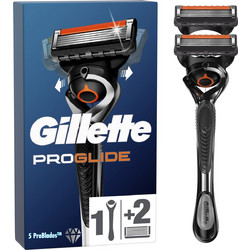 Gillette Proglide Ξυραφάκι με Ανταλλακτικές Κεφαλές με 5 Λεπίδες & Λιπαντική Ταινία + Ανταλλακτικά Ξυραφάκια 2τμχ