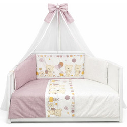 Baby Star Patty Σετ Κούνιας White/Purple 3τμχ