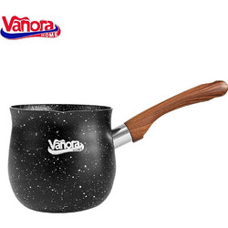 Vanora VN-SYN-IB07 Μπρίκι από Αλουμίνιο σε Μαύρο Χρώμα 700ml