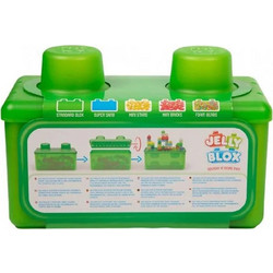 Jelly Blox Stash N Stack Κουτί Αποθήκευσης 2 σε 1 με 30 Squishy Τουβλάκια 30τεμ. (GL931693)