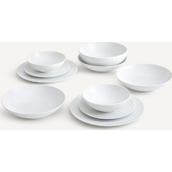 Σετ 4 μπολ από εμαγιέ πορσελάνη Μ18xΠ18xΥ6cm