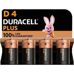 Duracell Plus Power D 4τμχ