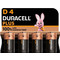 Duracell Plus Power D 4τμχ Duracell Plus Power D 4τμχ