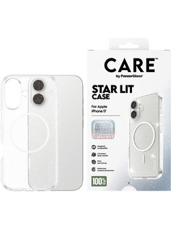 Διάφανη Θήκη CARE by Panzerglass Star Lit με White MagSafe για iPhone 17