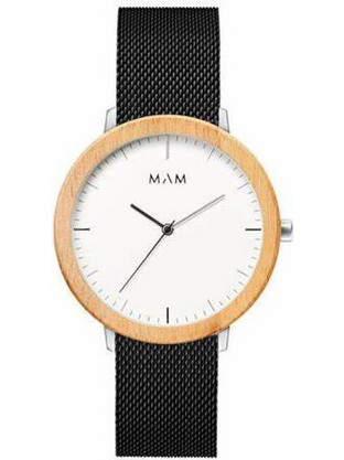 MAM Ανδρικό Ρολόι με Μαύρο Μεταλλικό Μπρασελέ MAM687