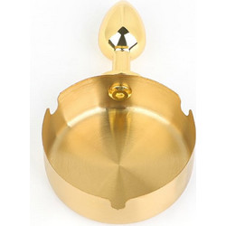Kinksters Ashtray-Style Butt Plug Πρωκτική Σφήνα Χρυσή