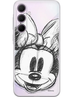 Disney Case Samsung Galaxy A35 5G Minnie Partial Print Sketch Transparent