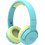 Kiddoboo Ocean Ασύρματα Bluetooth Παιδικά Ακουστικά On Ear Πράσινο Mint