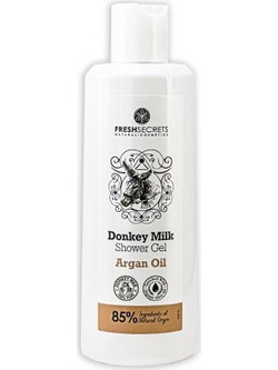Fresh Secrets Donkey Milk & Argan Oil Αφρόλουτρο σε Gel 200ml