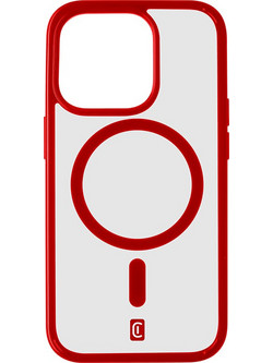 Cellular Line Cellular Line Pop Mag Θήκη Κινητού Σκληρής Σιλικόνης Back Cover για iPhone 15 Pro Max Κόκκινη