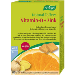 A.Vogel Natural Toffees Vitamin D & Zink Orange 115gr